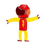 Cartoon Astronaut N91