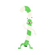 Cartoon Dancing Christmas Candy Cane N10