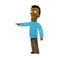 cartoon angry man pointing N6