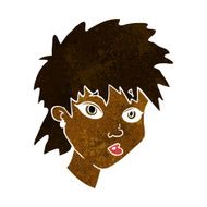cartoon curious girl N7