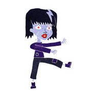 cartoon undead girl N2