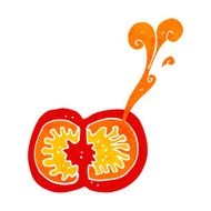 cartoon juicy tomato N2