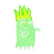 cartoon spooky ghost N70