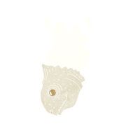 cartoon old fish head N3