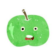 cartoon shiny apple N6