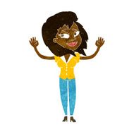 cartoon woman giving up N5
