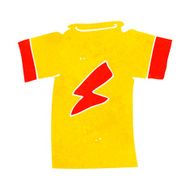 cartoon t shirt with lightning bolt N5