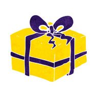 cartoon christmas present N41