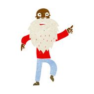 cartoon stressed old man N12