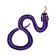 Cartoon Snake N156