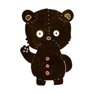 cartoon black bear cub N29