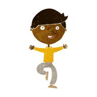 cartoon excited man N67