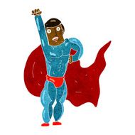 Cartoon superhero N17