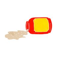 cartoon spilled jar N2
