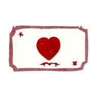cartoon love heart frame N2