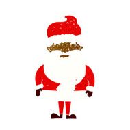 cartoon grumpy santa claus N6