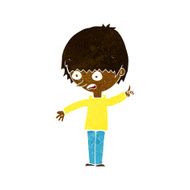 cartoon boy with question N15