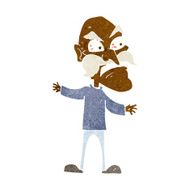 cartoon angry old man N95