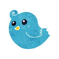 Cartoon Bird N243