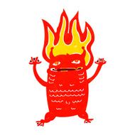 cartoon little monster N45