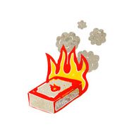 cartoon pack of matches N6