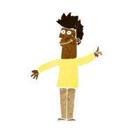 cartoon man with idea N110