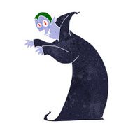 cartoon spooky vampire N37
