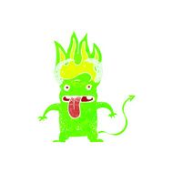 cartoon little devil N76