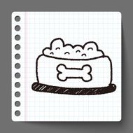 dog food doodle drawing N4