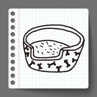 doodle dog bed N11