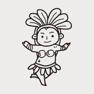 brazil dancer doodle N5