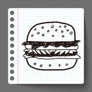 Doodle Hamburger N13