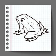 frog doodle N8