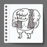 giant ogre doodle N25