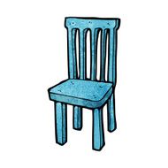 cartoon wooden chair N8