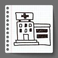 hospital doodle drawing N6