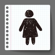 woman doodle N11