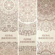 Tribal ethnic grunge banners Vector illustration