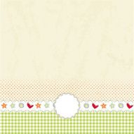 Template design for greeting card N3