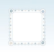 Template frame design for greeting card N15