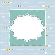 Cool template frame design for greeting card N30