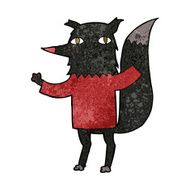 Cartoon Wolf N83