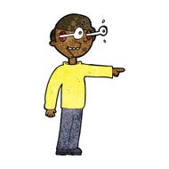 cartoon staring man N24