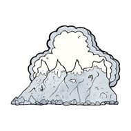 Cartoon Mountain Range N11