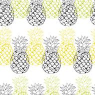 Vector pineapple background N2