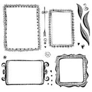 Doodle Frames and design elements N17