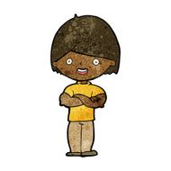 cartoon man with crossed arms N18