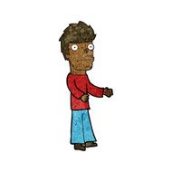 cartoon confused man N47