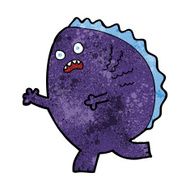 Cartoon monster N95