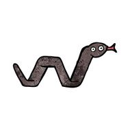 funny cartoon snake N45